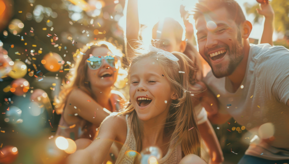 Family Having Fun